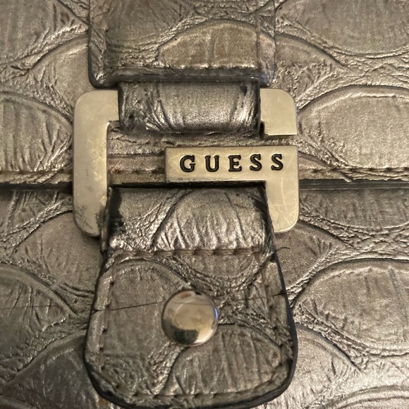 Gray Guess Wallet Snakeskin Pattern Soft - Picture 2 of 7